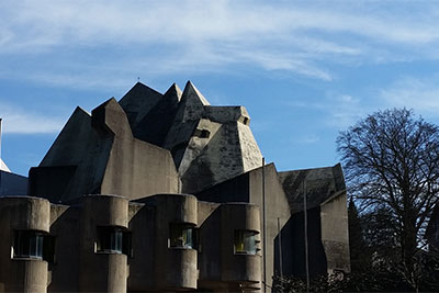 Dachsanierung mit Carbonbeton am Mariendom in Velbert-Neviges