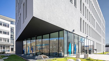 Ansicht Glasfront Gebäude