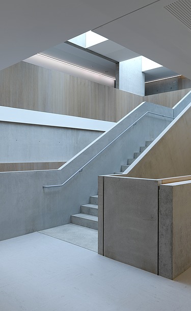 Foto Treppe mit Sichtbeton