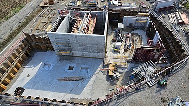 Bild Kläranlage im Bau