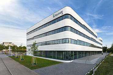 Seitenansicht des Gebäudes