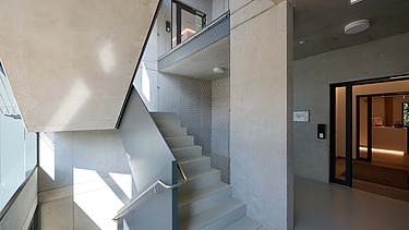 Innenaufnahme Sichtbetontreppe