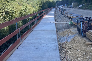 Foto der Baustelle