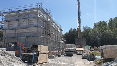 Bild Ozonung während der Bauphase