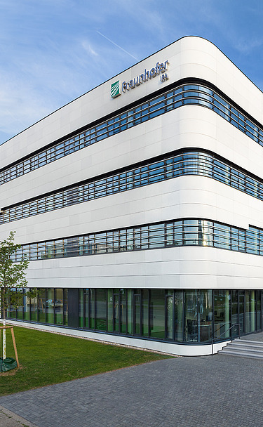 Seitenansicht des Gebäudes