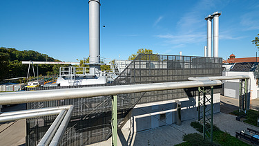 Bild BHKW außen Rohre