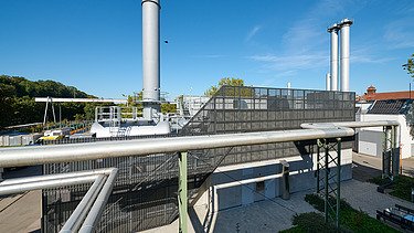 Bild BHKW außen Rohre