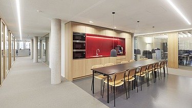 Foto Flur mit Aufenthaltsbereich