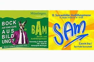 Plakate der Ausbildungsmessen 
