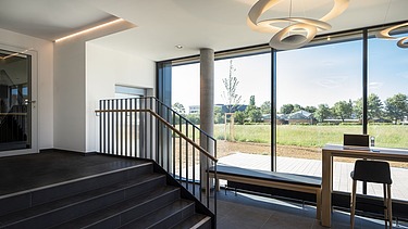 Foto Aussicht große Fensterfront 