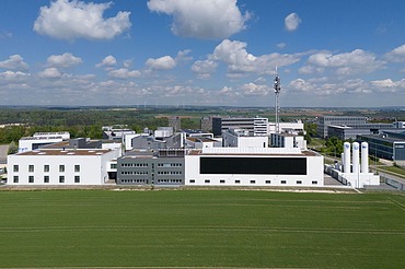 Drohnenaufnahme des Gebäudes