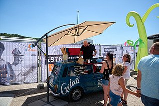 Eiswagen am Familientag