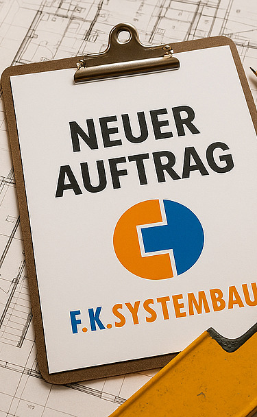 Klemmbrett mit Aufschrift 