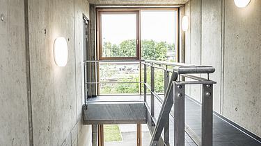 Treppenhaus innen Heizwerk