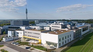 Drohnenbild Rückseite der Gebäude