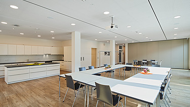 Foto Gemeinschaftsküche mit Aufenthaltsbereich