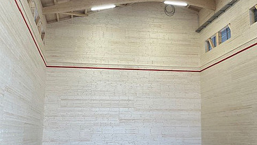 Foto Salzhalle innen leer