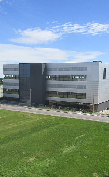 Frontansicht Gebäude CureVac